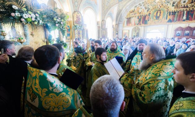 В день памяти святого праведного Павла Таганрогского Глава Донской митрополии совершил Литургию Преждеосвященных Даров в Никольском храме города Таганрога