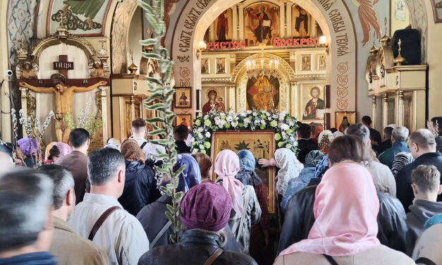 В храмах Таганрога отпраздновали Вербное воскресенье