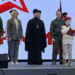 Настоятель храма Иерусалимской иконы Божией Матери города Таганрога принял участие в торжественном мероприятии ВВПОД «Юнармия»