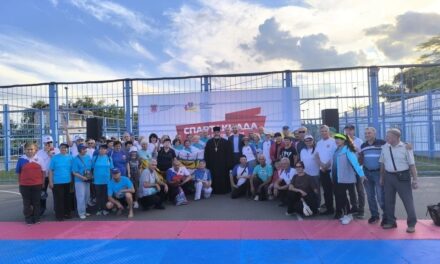 Председатель епархиальной комиссии по физкультуре и спорту приветствовал участников спартакиады среди пенсионеров Ростовской области