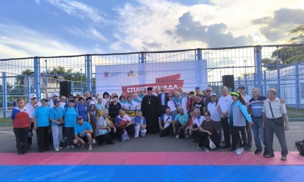 Председатель епархиальной комиссии по физкультуре и спорту приветствовал участников спартакиады среди пенсионеров Ростовской области