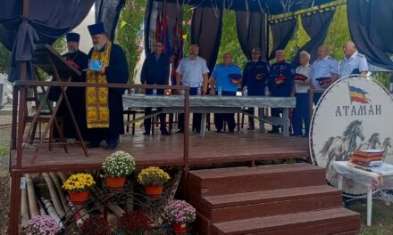 Настоятель храма Всех святых г. Таганрога принял участие в Большом Круге казачьего общества «Таганрогское»